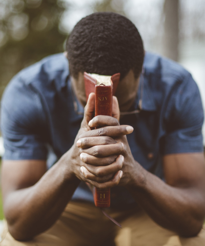 Man praying